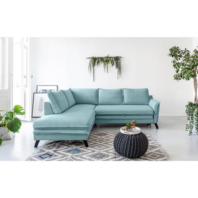 MiuForm Charming Charlie Corner Sofa Aqua 90cm H X 230cm W X 200cm D