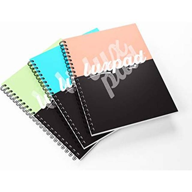 Luxpad Fashion A4+ Flexi Notebook - 5mm Dot Grid (200 Pages) Mixed Pack of 3