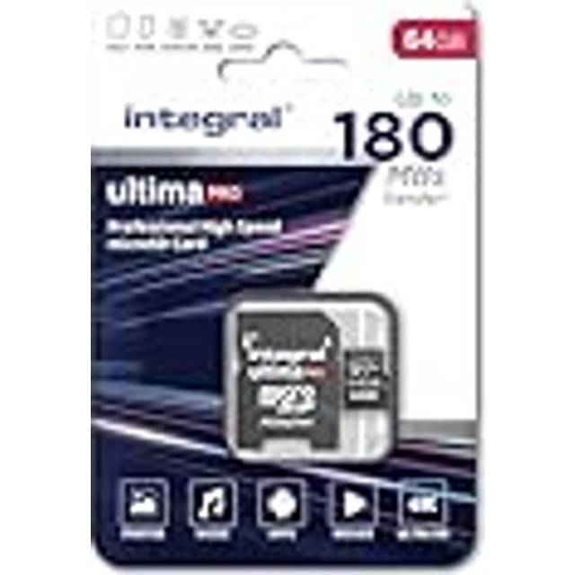 64GB Micro SD Card 4K Video Read Speed 180MB/s and Write Speed 150MB/s MicroSDXC A2 C10 U3 UHS-I 180-V30 Our Fastest Ever High Speed Micro SD Memory