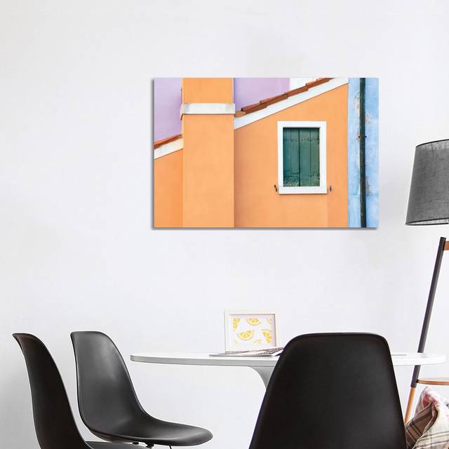 Italy, Burano. Pastel House Walls. by Jaynes Gallery - Wrapped Canvas Art Prints (101.6 cm H x 66.04 cm W)