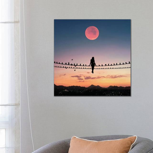 Bird On The Wire (66.04cm H x 66.04cm W x 1.91cm D)