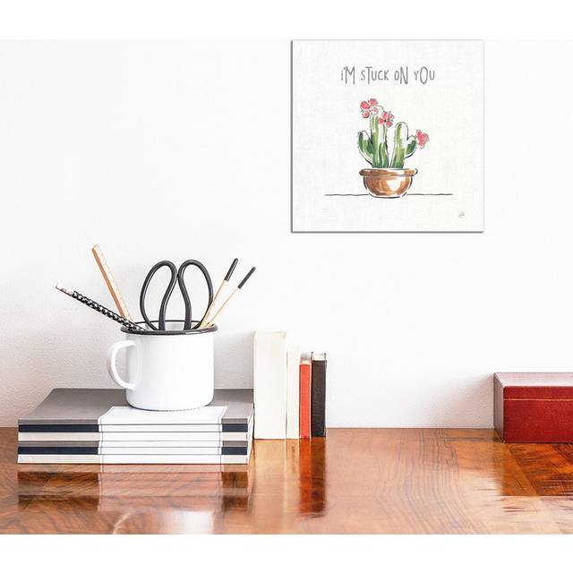 Desert Bloom II by Daphne Brissonnet - Wrapped Canvas Art Prints (30.48cm H x 30.48cm W)