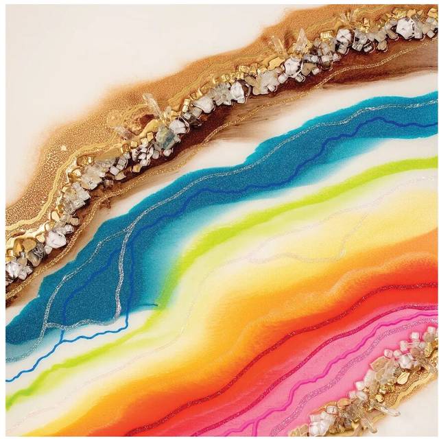 Perfume De Sirena II by Goga Studio - Wrapped Canvas Graphic Art (30.48cm H x 30.48cm W x 1.91cm D)