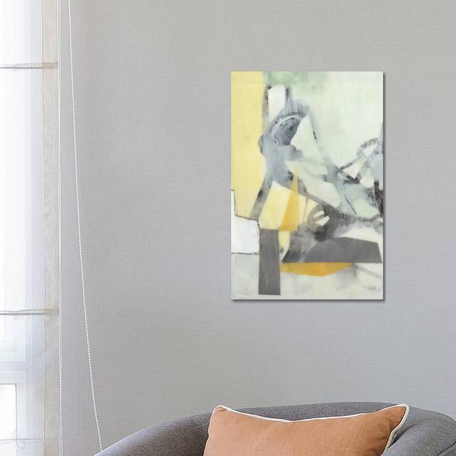Ribbon in Wax I by Jennifer Goldberger - Wrapped Canvas Painting (66.04 cm H x 45.72 cm W x 1.91 cm D)