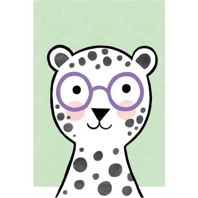 Baby Colourful Glasses I by Natalie Miles - Wrapped Canvas Painting (30.48 cm H x 45.72 cm W)