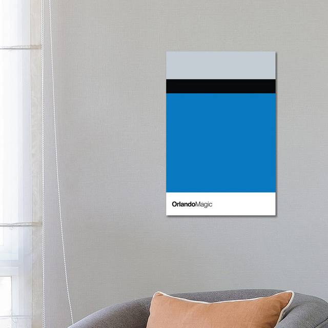 Orlando Magic Basketball - Wrapped Canvas Typography (66.04cm H x 45.72cm W x 1.91cm D)