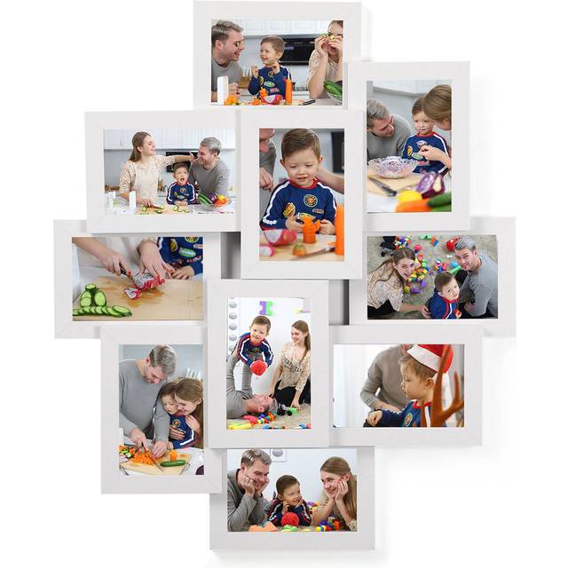 10 Pieces Photo Frame, White