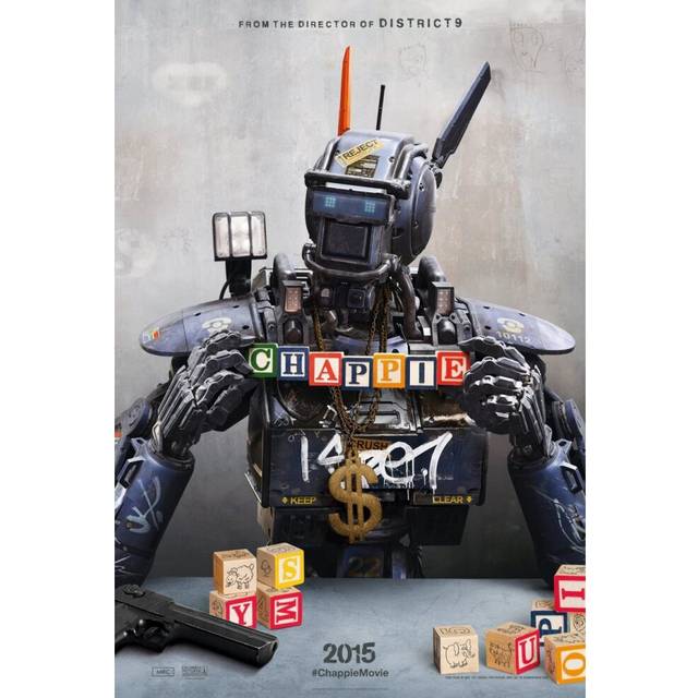 Chappie Original Movie Poster Double Sided Advance Style