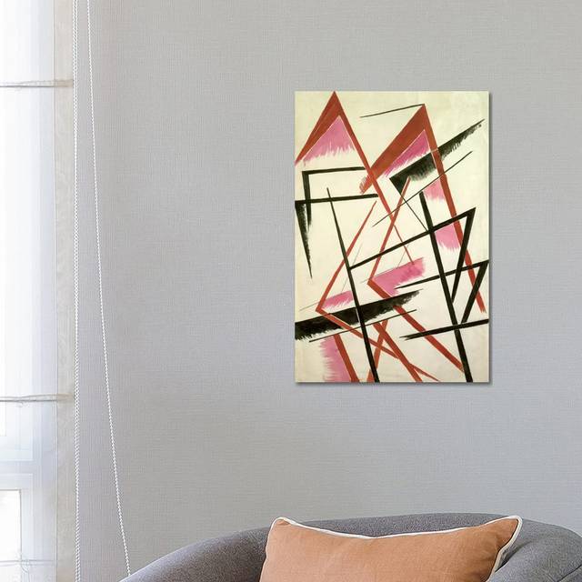 Linear Construction, C.1921 (66.04cm H x 45.72cm W x 1.91cm D)