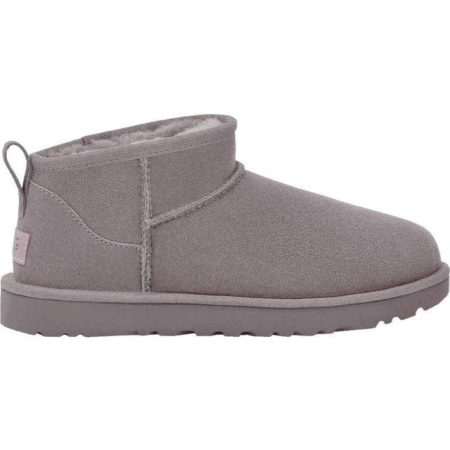 UGG Girls Classic Ultra Mini Boots Smoke Plume Grey, 5