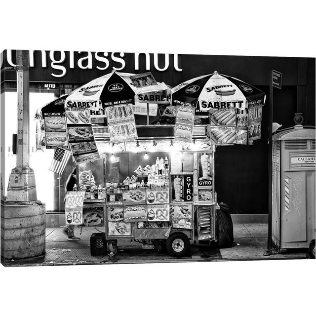 Best Hot Dog New York by Philippe Hugonnard - Wrapped Canvas Art Prints (30.48cm H x 45.72cm W x 1.90cm D)