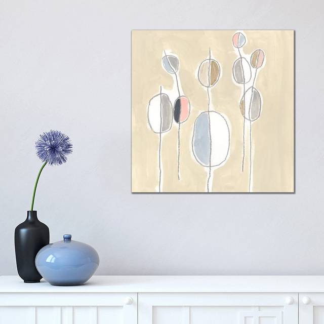 String Garden IV by June Erica Vess - Wrapped Canvas Painting (45.72cm H x 45.72cm W x 3.81cm D)