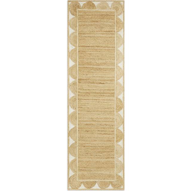 John Lewis Hand Loomed Scalloped Jute Rug