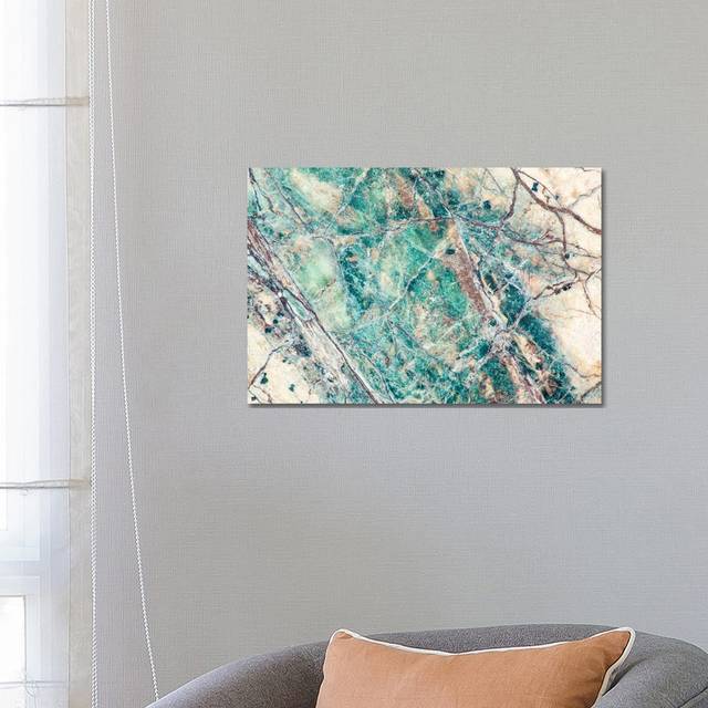 USA, California. Detail of Cut Slab of Marble Rock by Jaynes Gallery - Wrapped Canvas Graphic Art (45.72cm H x 66.04cm W)