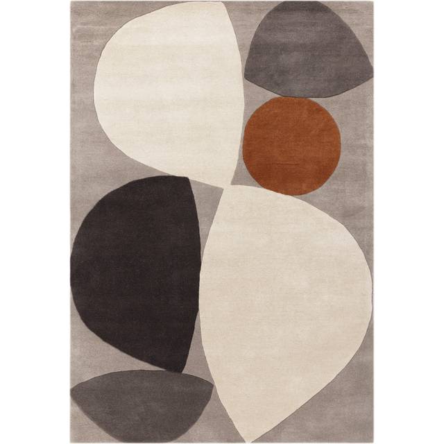 Asiatic Reef Rug 120X170Cm Rf24 Mid Century Grey, Grey