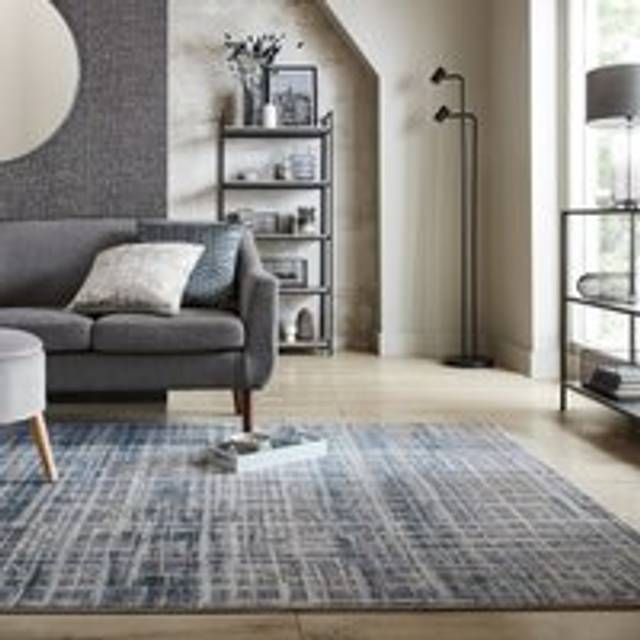 Rae Abstract Rug - Blue