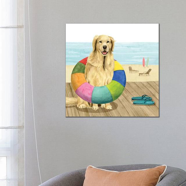 Let's Go for a Boardwalk III by Grace Popp - Wrapped Canvas Graphic Art (66.04 cm H x 66.04 cm W x 1.91 cm D)