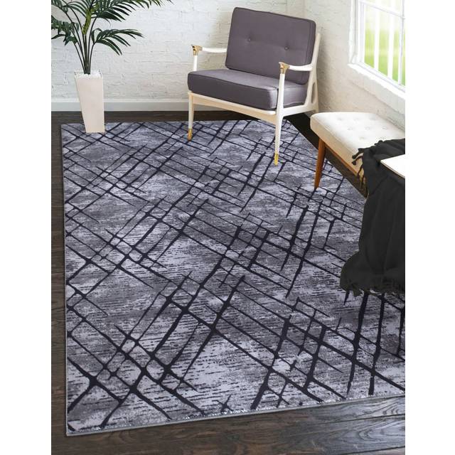 High-Quality Modern Design Bedroom Rugs,Office Carpets, Decorative Runner Rug Home Decor Rugs Grey. (Rectangle 50 x 80cm)