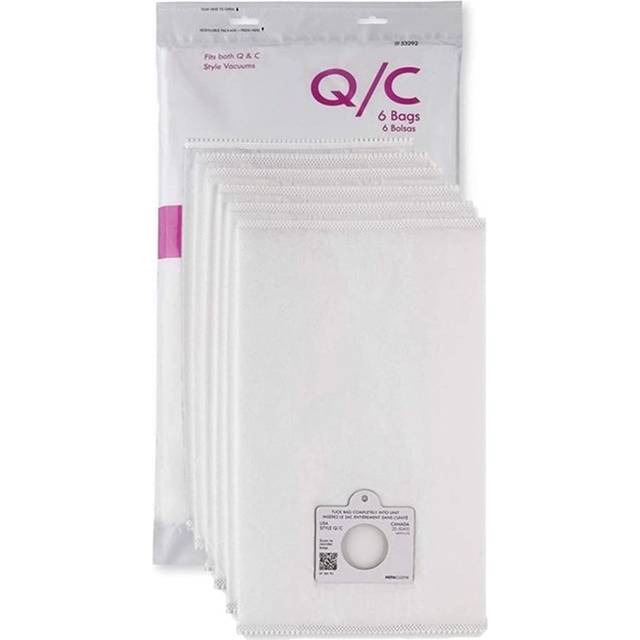 6 Style Q/C 53292 Hepa Filtration Bags. Compatible with Kenmore Elite  Intuition  Progressive  200 400 600 700 800 Series Canister Vacuum Cleaners. Re