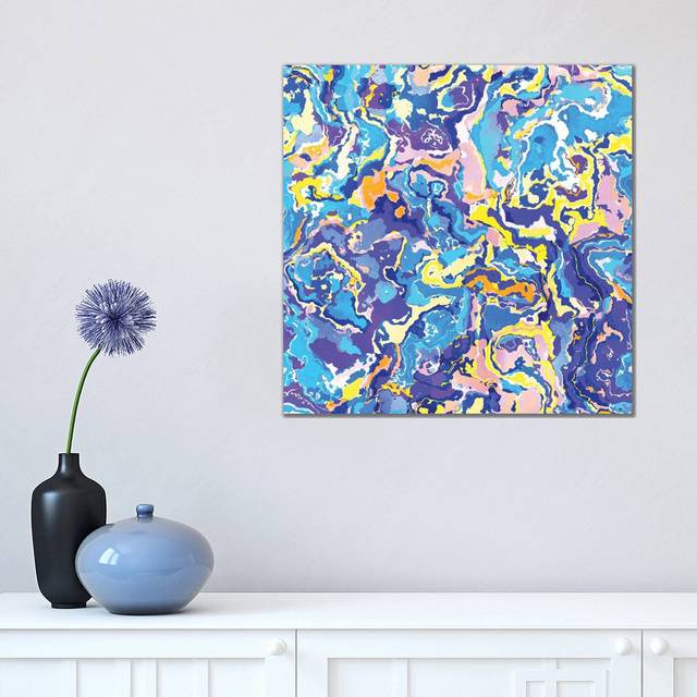 Marble XI by Tenyo Marchev - Wrapped Canvas Painting (45.72cm H x 45.72cm W)