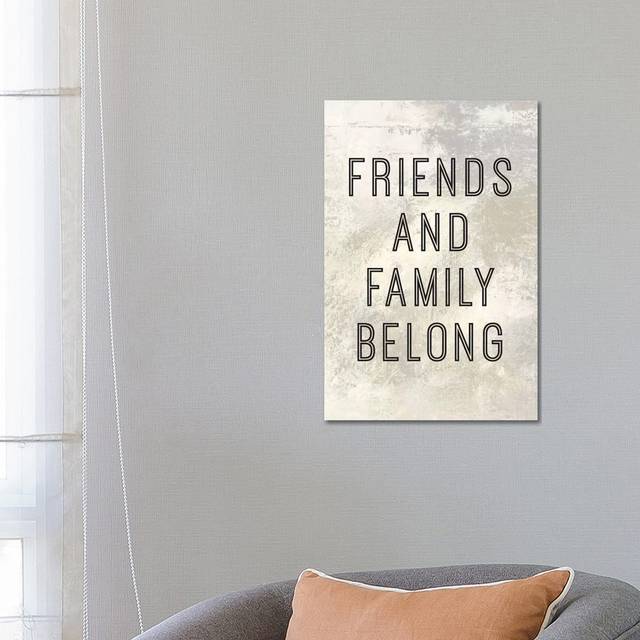Home Is Where Love Resides Panel III by Marie Elaine Cusson - Wrapped Canvas Art Prints (66.04cm H x 45.72cm W)