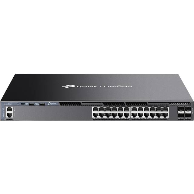 TP-Link Omada 24-Port Gigabit Stackable L3 Managed Switch with 4 10G Slots