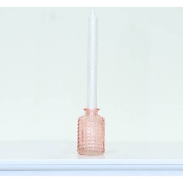 Melodymaison - Small Rose Pink Glass Bottle Vase