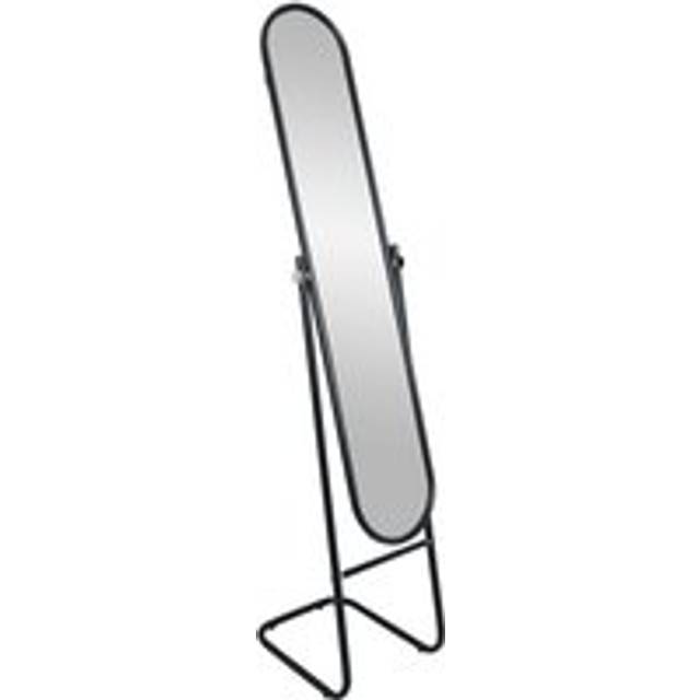 153cm x 30cm Round Full-Length Mirror - Black
