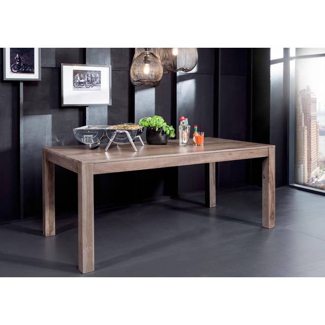 Sydney Dining Table - Smoked Oak (76cm H x 160cm L x 90cm W)