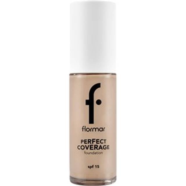 Flormar Ansiktssminkning Foundation Perfect Coverage Foundation 102 Soft Beige 30 ml (6.500,00 kr / 1 l)