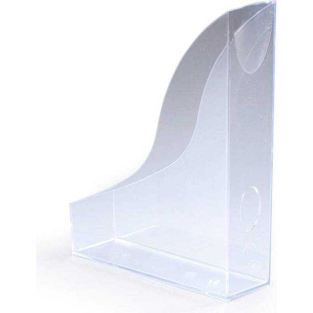 Durable Transparent Magazine Rack Document Desk File Organiser - A4 Clear, Clear