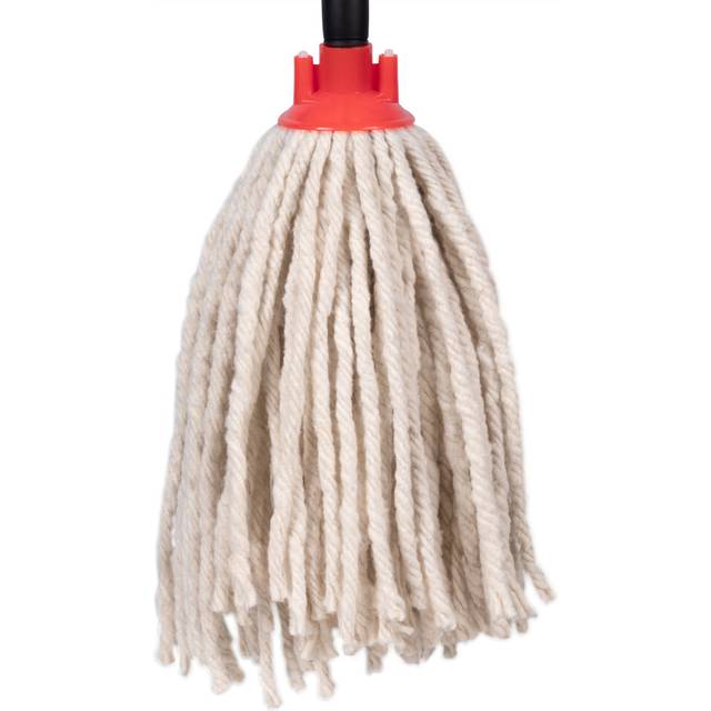 (Red, 1x) Cotton Floor Mop Head Replacement Cleaning