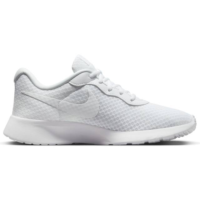 Nike Wmns Tanjun Flyease damsneakers, Vit vit volt, 42.5 EU