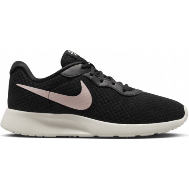 Nike Wmns Tanjun Flyease damsneakers, Svart rosa Oxford Sail, 42.5 EU