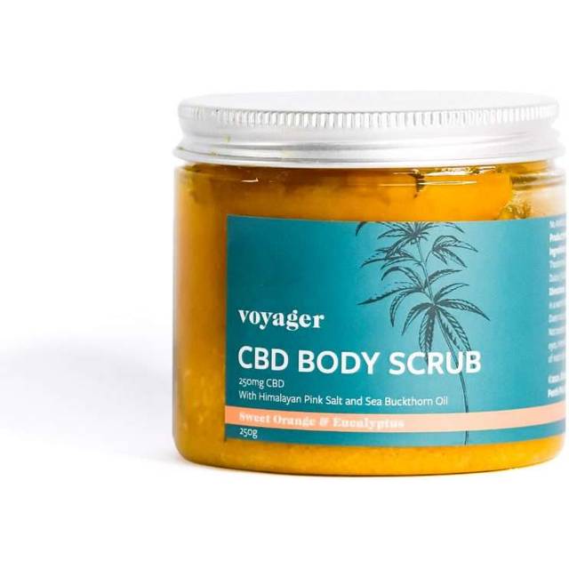 Sweet Orange and Eucalyptus CBD Body Scrub - Orange