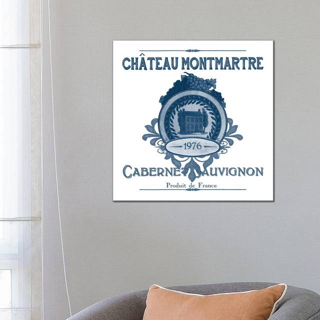 Indigo Wine Labels III 1PC6 (66.04cm H x 66.04cm W)