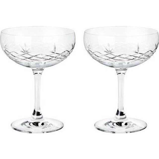 Crispy Gatsby champagneglas, 2 st. klar - Klar