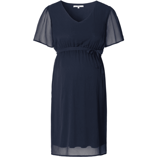 Noppies Maternity Aden kortärmad klänning för kvinnor, Peacoat-P590, M, Fredsbåt – P590, 38