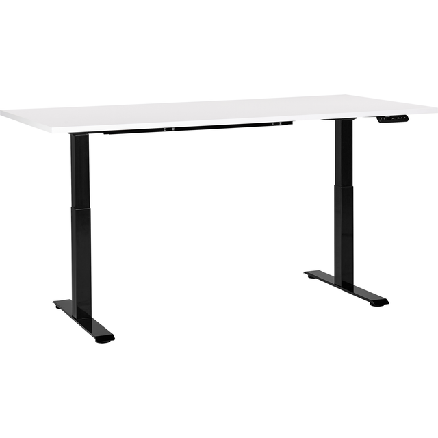 Electric Adjustable Standing Desk 180 x 80 cm White and Black DESTINES
