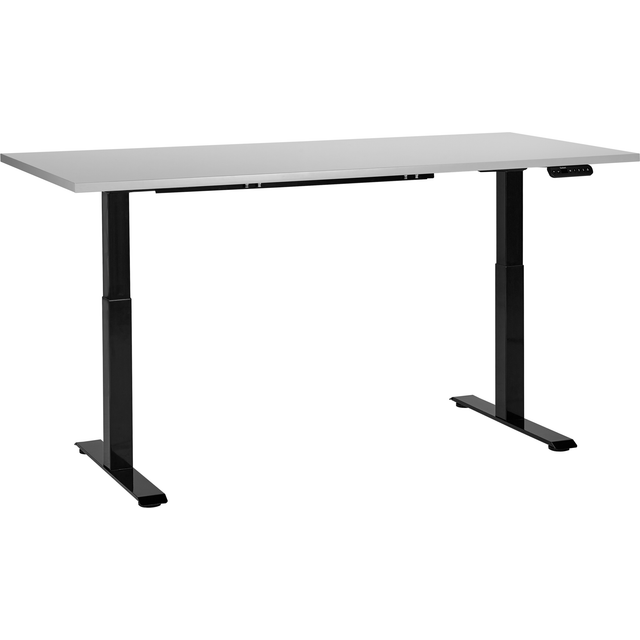 Electric Adjustable Standing Desk 180 x 80 cm Grey and Black DESTINES