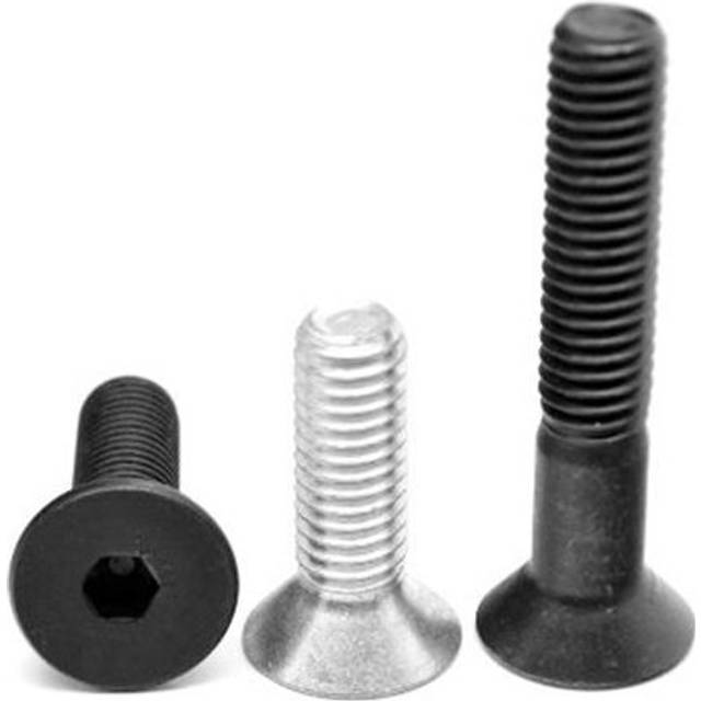 No.10-32 x 0.44 in. Fine Thread Socket Flat Head Cap Screw, 18-8 Stainless Steel - 1250 Piece