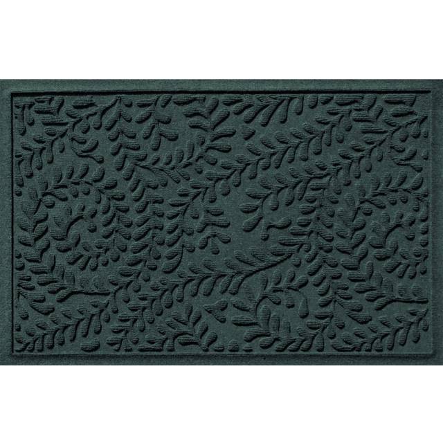Bungalow Flooring Waterhog Door Mat  2' x 3' Made in USA  Durable and Decorative Floor Covering  Skid Resistant  Indoor/Outdoor  Water-Trapping  Boxwo
