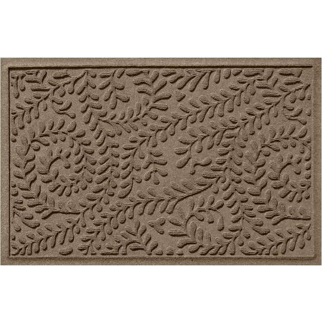 Bungalow Flooring Waterhog Door Mat  2' x 3' Made in USA  Durable and Decorative Floor Covering  Skid Resistant  Indoor/Outdoor  Water-Trapping  Boxwo