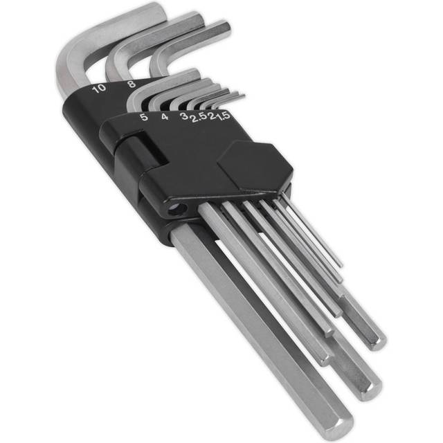 Sealey AK7136 Hex Key Set 9pc Long Metric