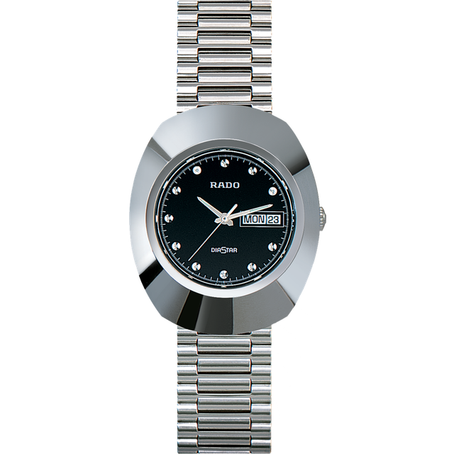 Rado Diastar Crystal Stainless Steel Bracelet Watch