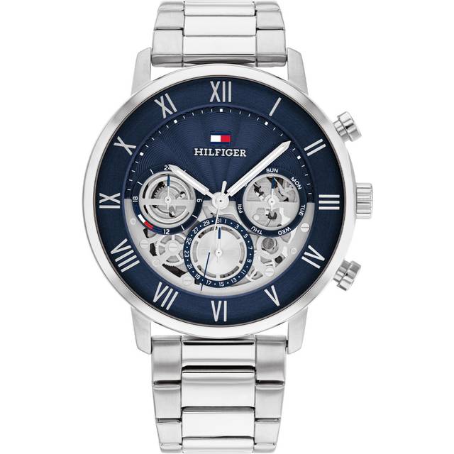 Tommy Hilfiger 1710569 Men's Open Heart Bracelet Strap Watch, Blue