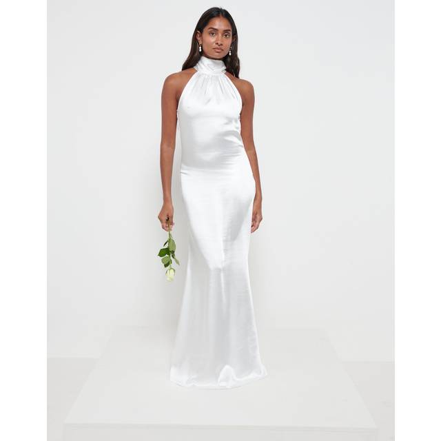 Odelle Maxi Bridesmaid Dress - Matte Ivory, 14