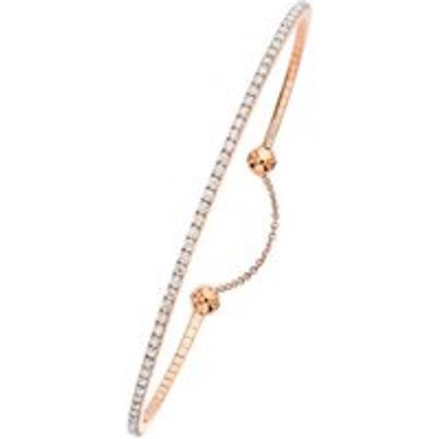 Messika Skinny Classic 18ct Rose Gold 0.80ct Diamond Bangle - M (16-17 cm)