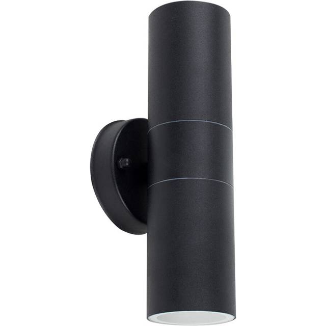 Schrager Matt Black 4 - Bulb Hardwired Outdoor Armed Sconce (22cm H X 9cm W X 9cm D)