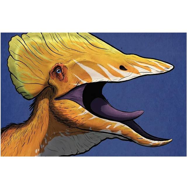 Portrait of a Tupuxuara Dinosaur by Paulo Leite da Silva - Wrapped Canvas Graphic Art (20.32 cm H x 30.48 cm W)